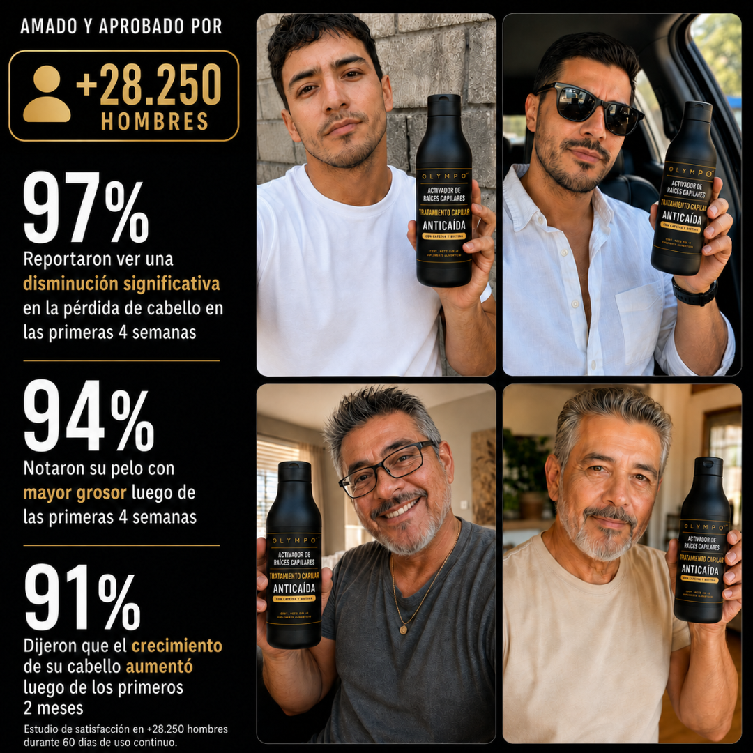 OLYMPO - Tratamiento Bloqueador DHT Activador de Raíces Capilares