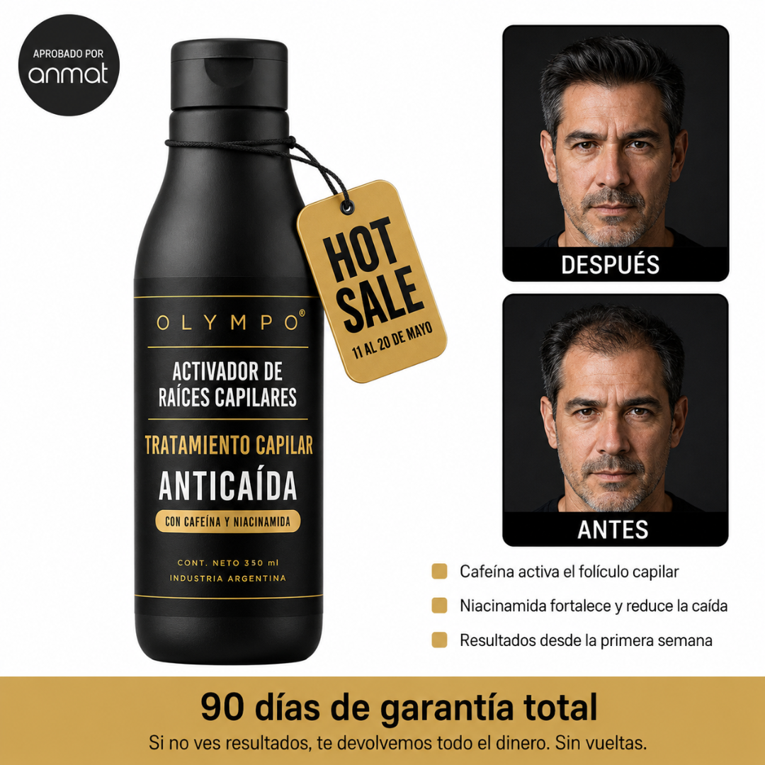 OLYMPO - Tratamiento Bloqueador DHT Activador de Raíces Capilares