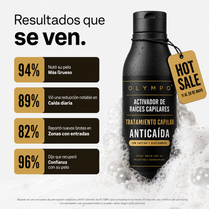 OLYMPO - Tratamiento Bloqueador DHT Activador de Raíces Capilares