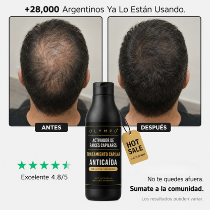 OLYMPO - Tratamiento Bloqueador DHT Activador de Raíces Capilares